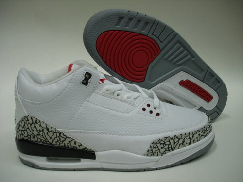 Air Jordan 3 Cement White Cement Grey Fire Red [Cheap Jordans Shoes 3 30]